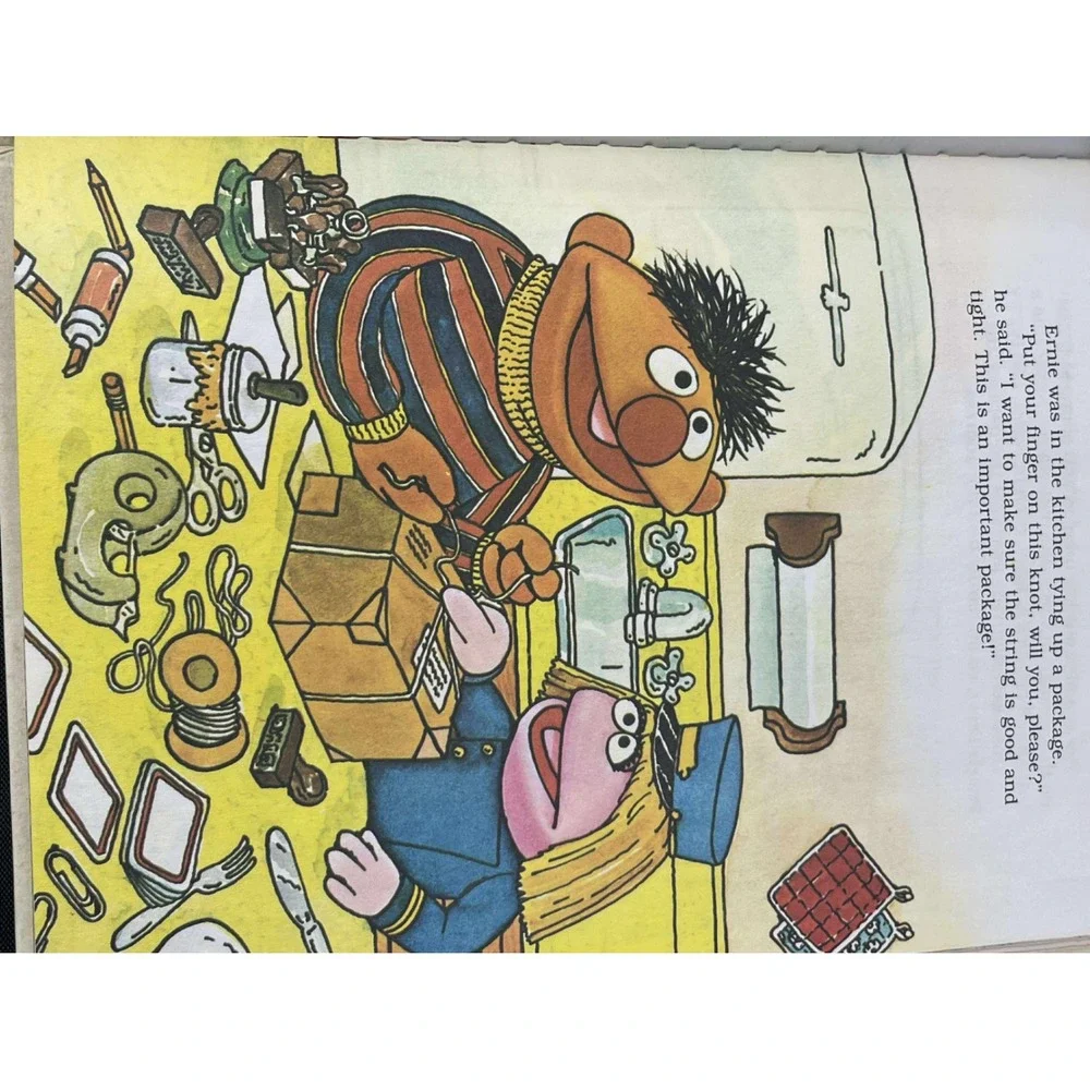 Sesame Street Special Delivery Book vintageJim Henson Muppets‎  1980